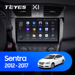 Teyes X1 10,2" для Nissan Sentra 2012-2017