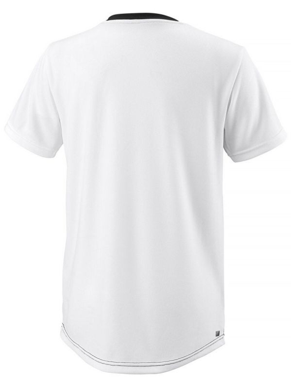 Футболка для мальчика теннисная Wilson Team II Angle Crew B - black