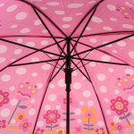 Зонт Цветы розовый, д-50 см, длина 62 см, с-30185