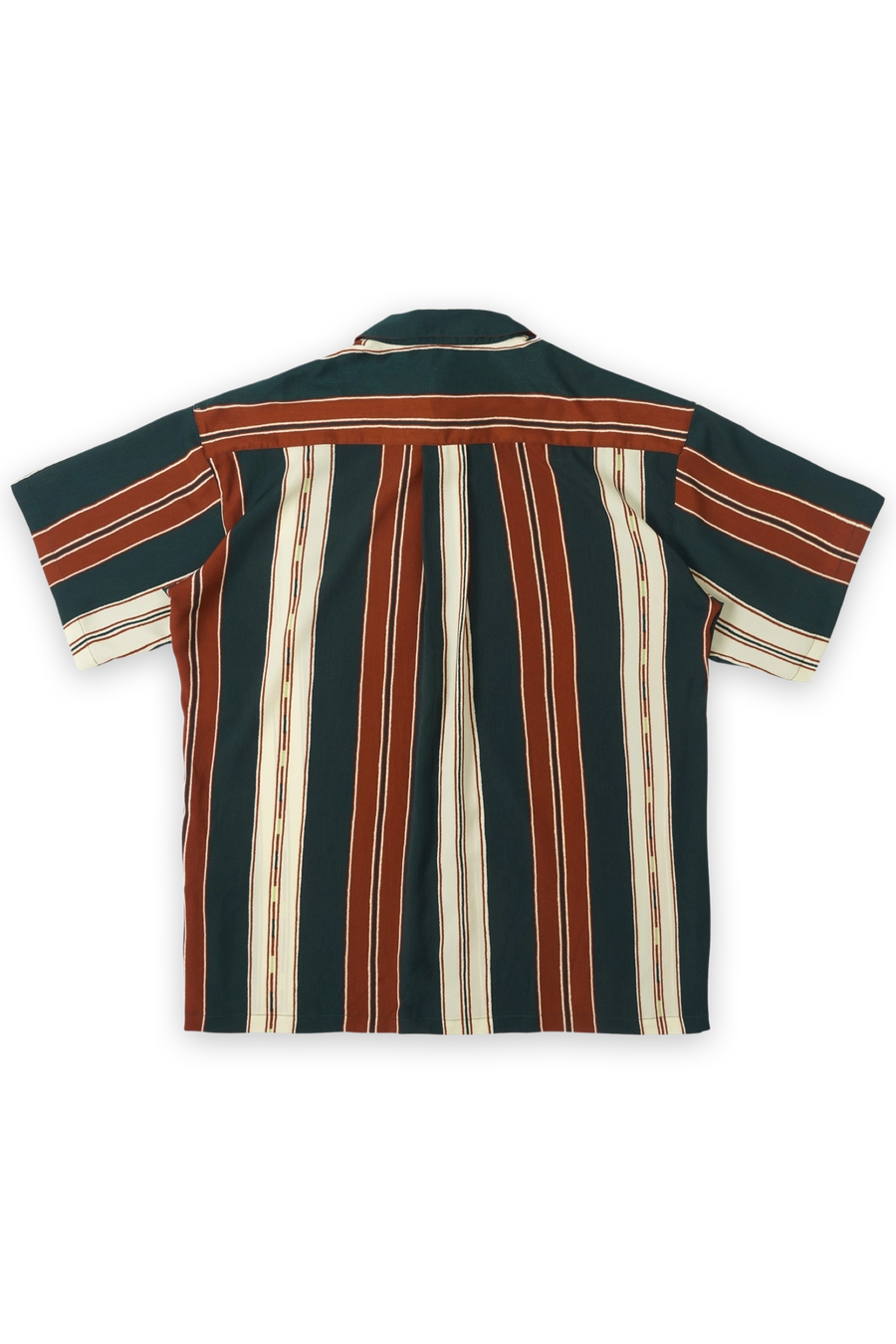 Рубашка ER "Green and Red Stripes" Short-Sleeved Shirt