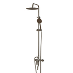 Душевая система 35к MIXLINE MLSS36-06 "Steel Kit" излив лейка 1 позция+лейка"Тропический душ" НЕРЖ