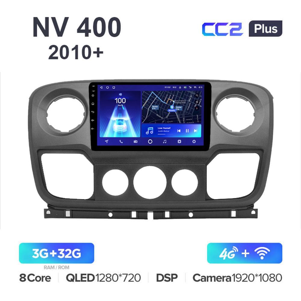 Teyes CC2 Plus 9"для Nissan NV 400 2010+