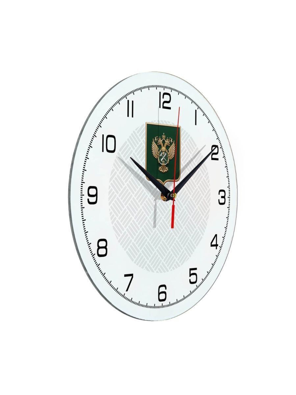 Настенные часы "герб Росимущества щит 54"