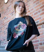 Футболка Hardlunch оверсайз Burger черная