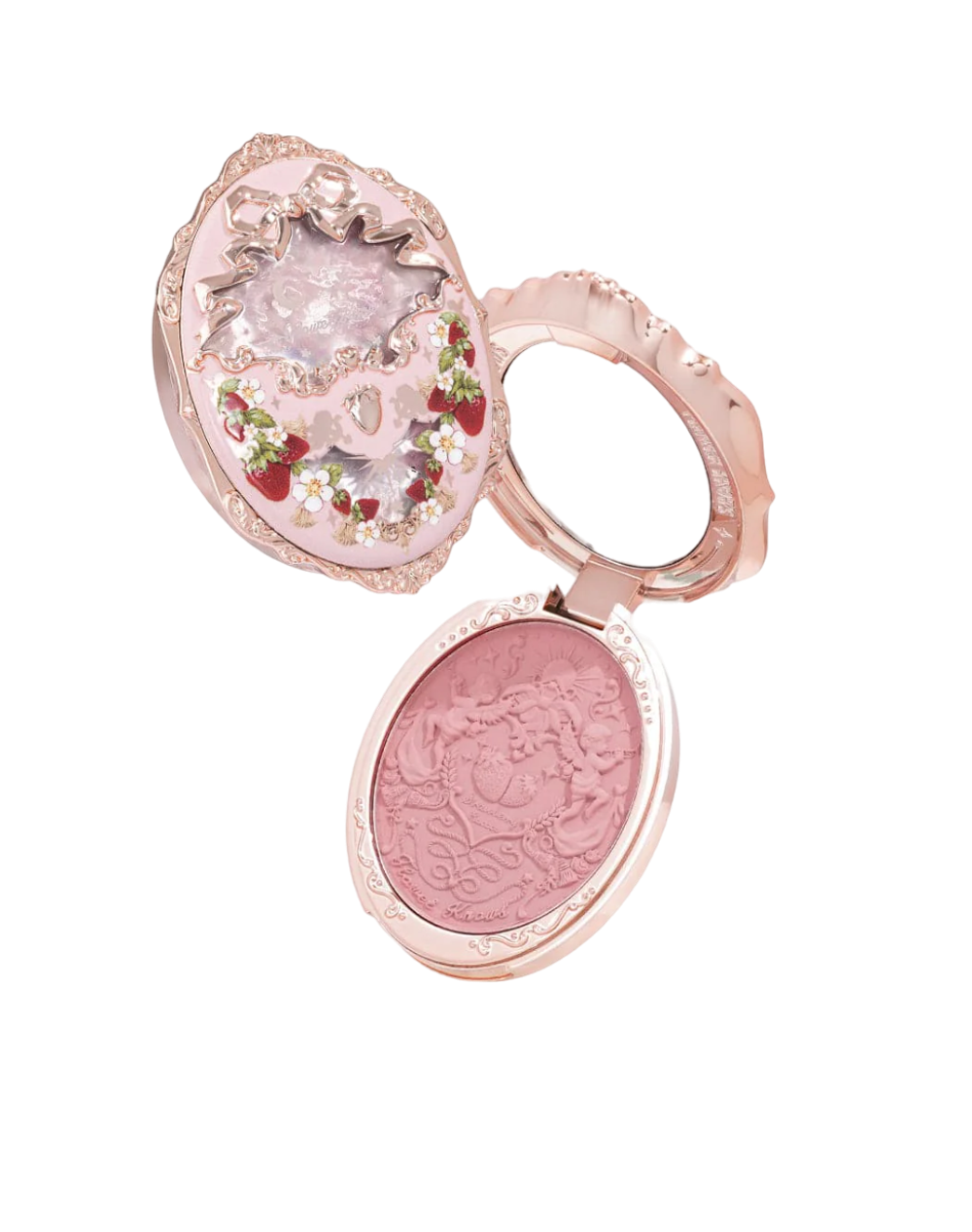 Flower Knows Strawberry Rococo Series Embossed Blush - 03 Classic Ballet