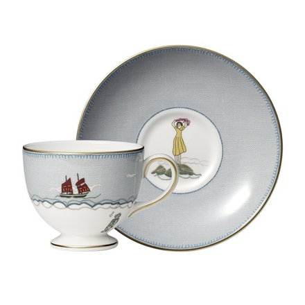 Wedgwood Чашка "Моряки" с блюдцем 200 мл для чая