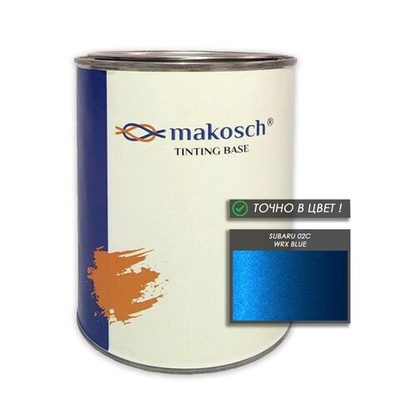 Автоэмаль makosch/SUBARU 02C, Базовая эмаль, синий, перламутр, 800мл.