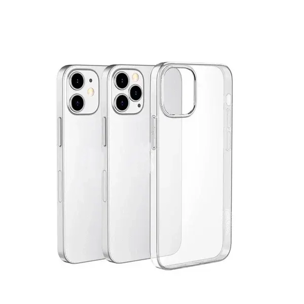 Чехол-накладка Borofone Ice Series для iPhone 14 Pro силиконовый (прозрачный)