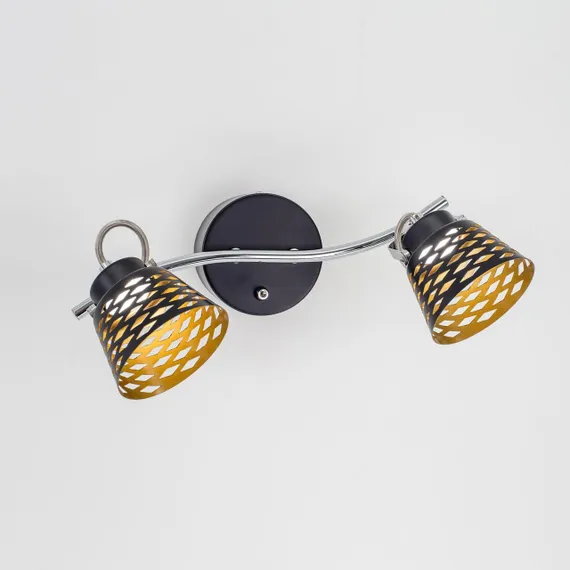 CL508522 Орегон Черный Св-к Наст-Потол, LED 2*5W