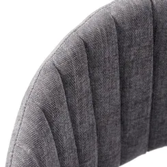 Стул Turin темно-серый с чёрными ножками