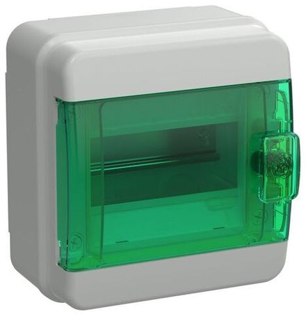 Корпус КМПн-6 TEKFOR IP65 зел. прозр. дверь пластик. IEK TF5-KP72-N-06-65-K03-K06
