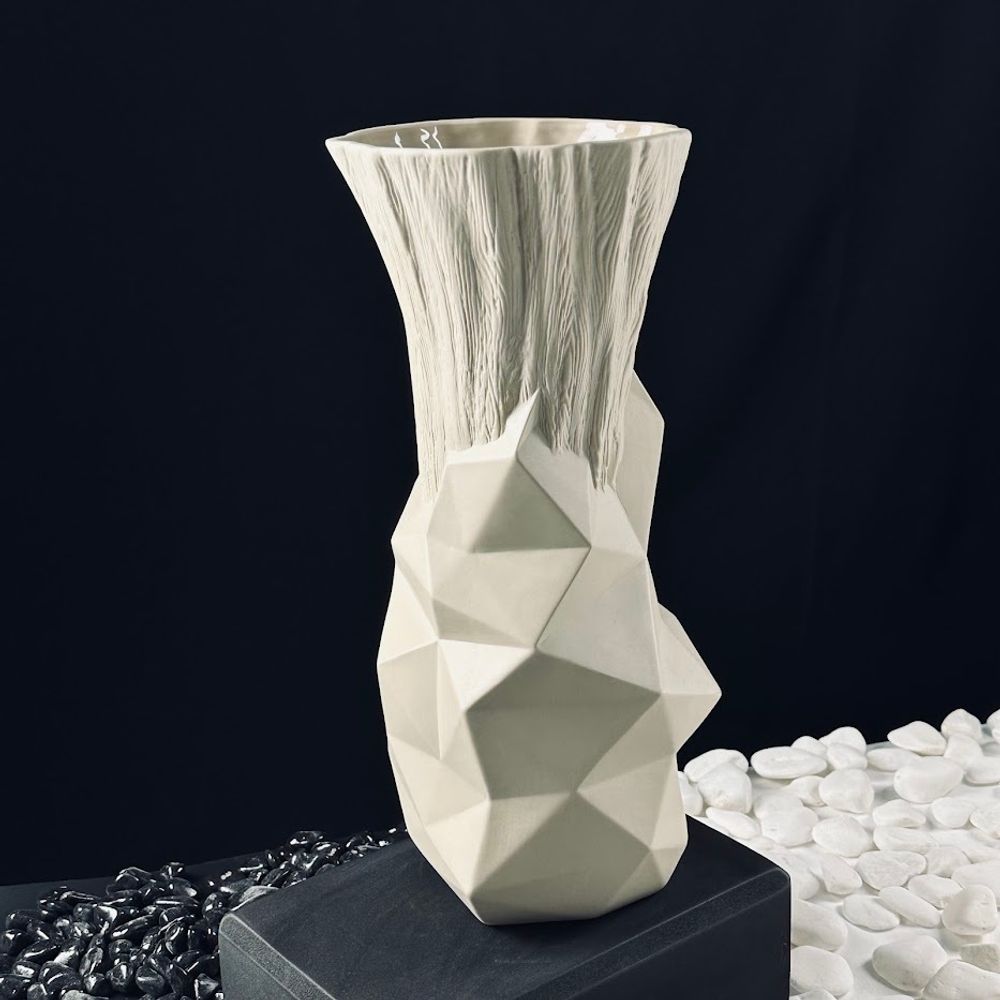 Lenardi 135-095 Ваза 34см ЭФИОПИЯ в под.уп.(х6)Фарфор