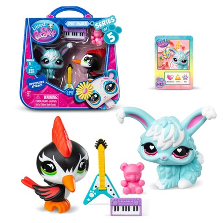 Littlest Pet Shop - Два животных ПАНК И СЛАДКИЙ 2-пак LPS01040