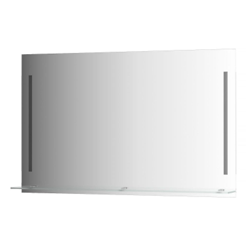 Зеркало Evoform с полочкой 120 см с 2-мя встроенными LED-светильниками 11 W 120x75 см