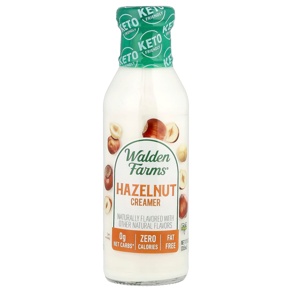 Walden Farms, Кофейные сливки, фундук, 355 мл (12 жидк. унц.)