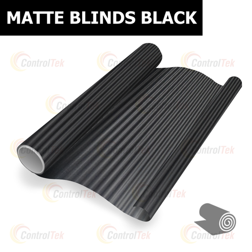 Пленка для окон декоративная MATTE BLINDS BLACK ControlTek, рулон (ширина рулона 1,524 м.)