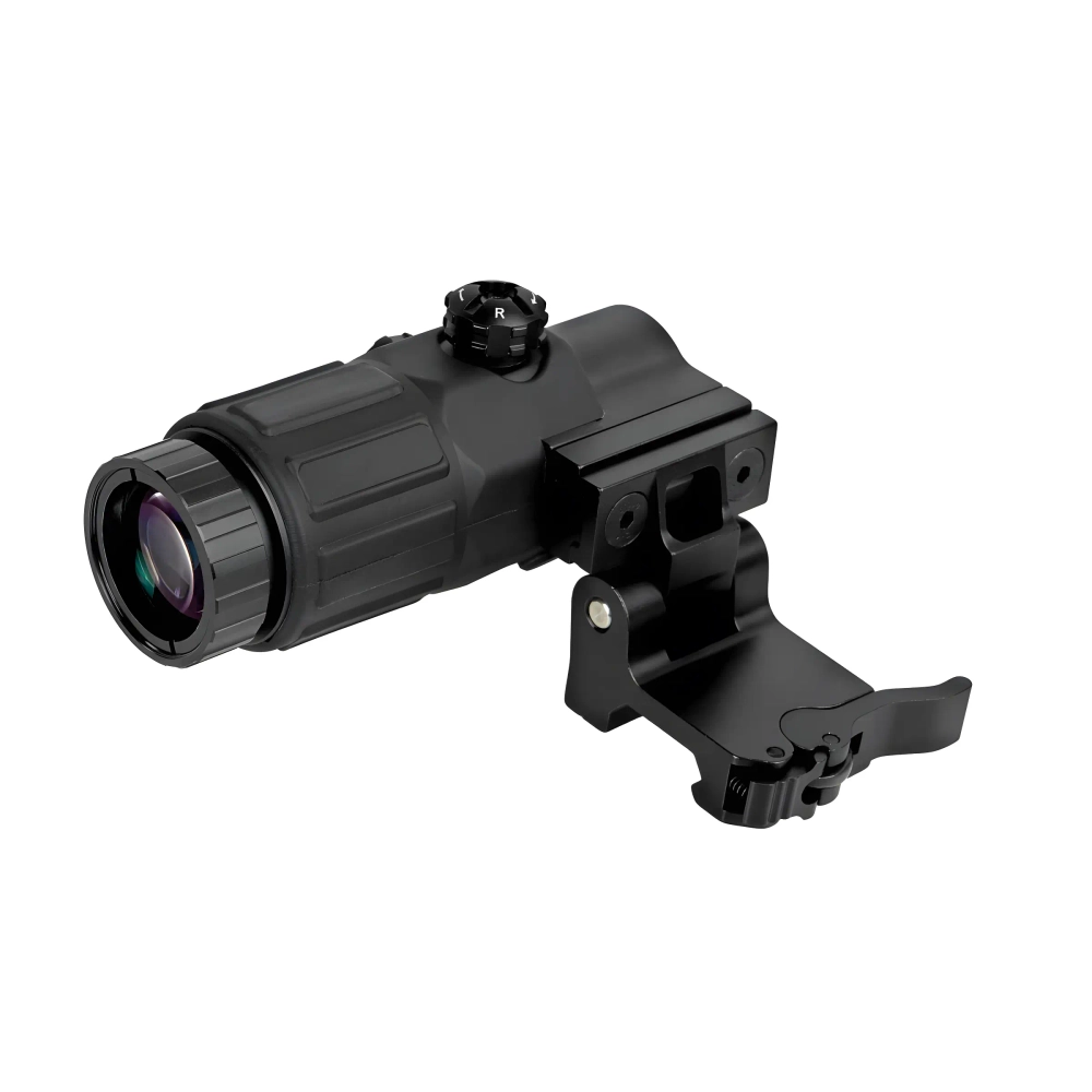 Увеличитель Veber Black Russian MX33QR для прицела, боковой левый ракурс