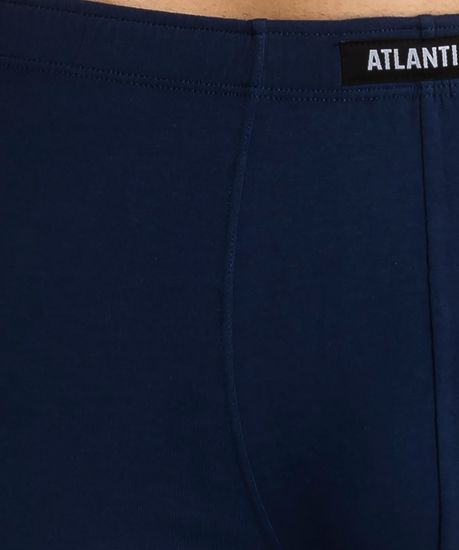 Трусы мужские боксеры (3шт), Atlantic 3MH-048, темно-синие + голубые + темно-голубые