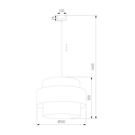 5419 / подвесной светильник / Calisto