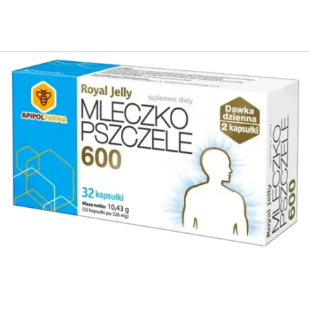 Королевское желе Королевское желе 600 - биологически активная добавка, 32 капсулы
