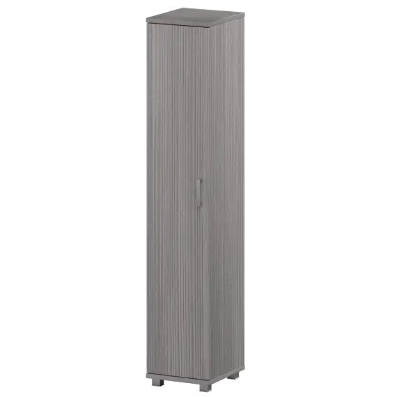 Стеллаж высокий узкий закрытый &quot;НТ-540;НТ-602&quot; 400x445x2050 Аргентум