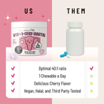 Legendairy Milk, Myo & D-хиро инозит, вишня, 30 веганских жевательных таблеток