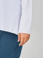 Лонгслив оверсайз с вырезом лодочка