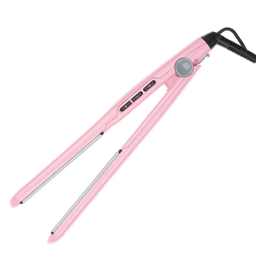 Щипцы для выпрямления волос 25x110мм с терморегулятором Dewal Beauty Dark Charm HI2070-Pink