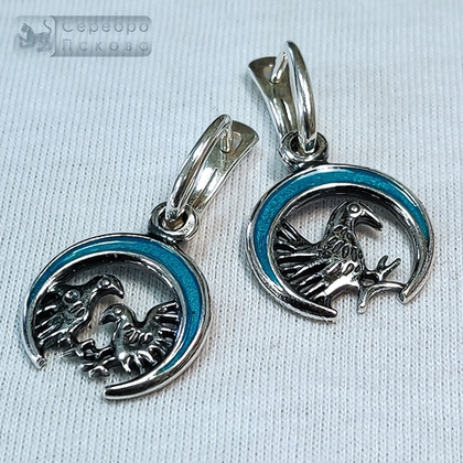 Серьги лунница