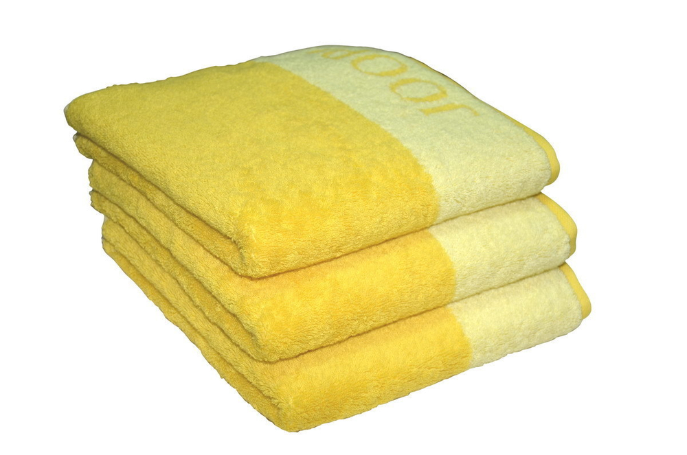 Полотенце 80х150 Cawo-JOOP! Imperial Doubleface 1638 желтое
