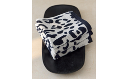 Zara Home Полотенце для лица и рук из хлопка, чёрный, 30x30 см (3 шт.)