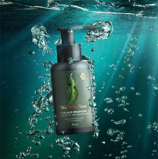 Гель для умывания (тонус и увлажнение) Wellness Sea