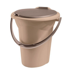 Ведро-туалет "лотос" 19л (коричневый)