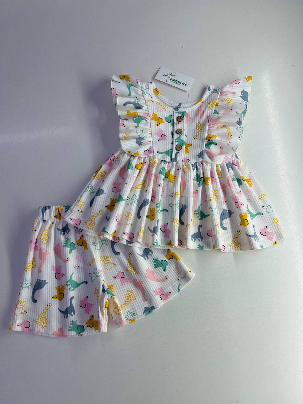 Радужные динозаврики - двойка для девочек 2 600 тг./шт. (оптом - цена за 5 размеров)