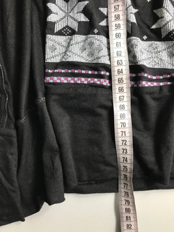 Жилетка длинная из вискозы с узорами 46 размер