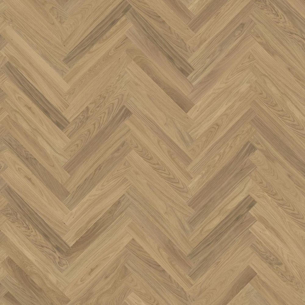 Инженерная доска Kahrs Дуб AB белый, матовый лак - Oak AB white matt lacquer HB