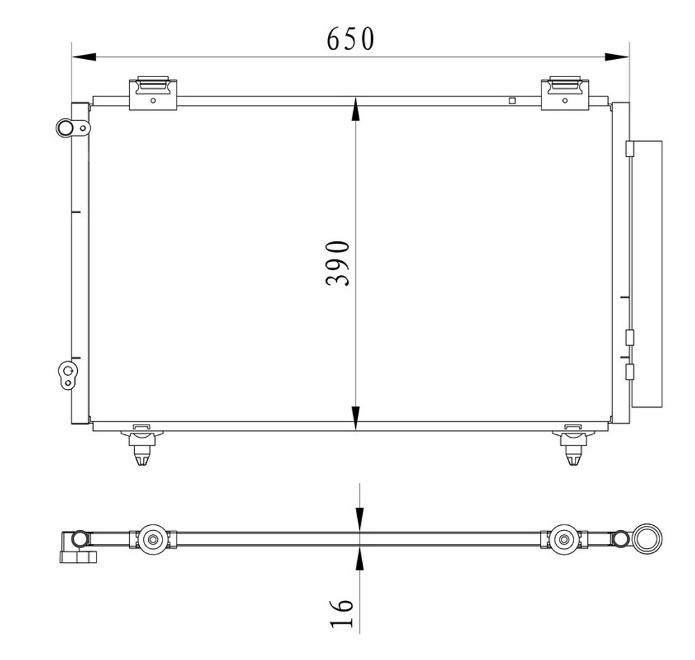 Kular - 86079-KLR - Condenser, air conditioning