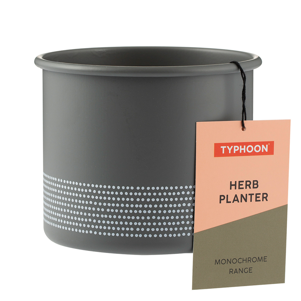 Горшок TYPHOON Monochrome серый 700мл