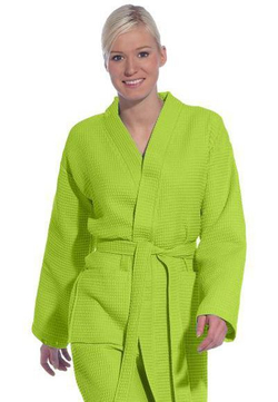 Элитный халат вафельный Rom meadow green от Vossen
