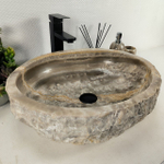 Раковина из оникса Erozy Grey EO-64610 52*42*15 0156