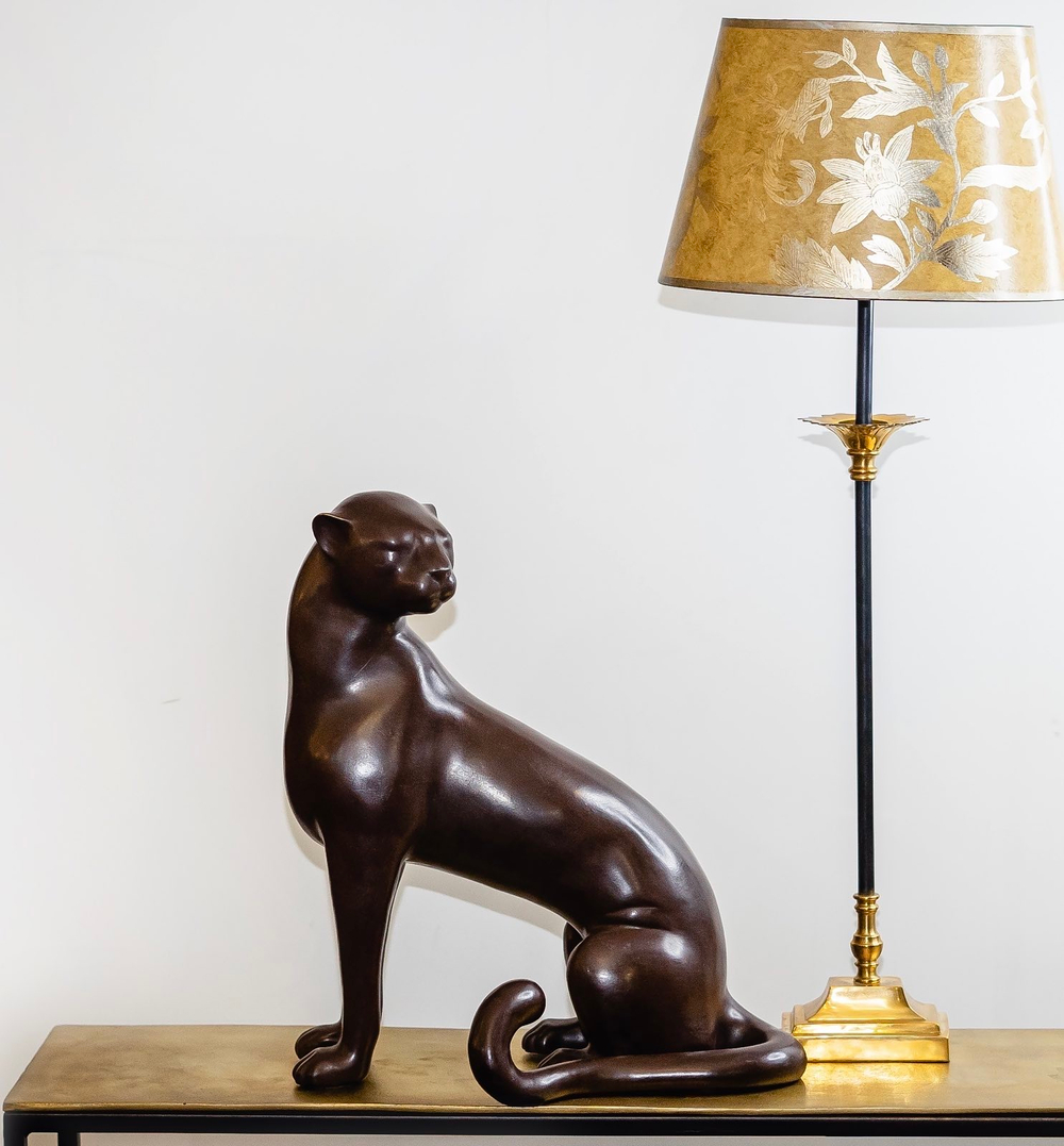 Пантера бронзовая 41 см