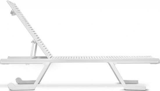 Шезлонг металлический Doge Италия белый