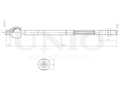 Тяга рулевая UNIO SSP-30043