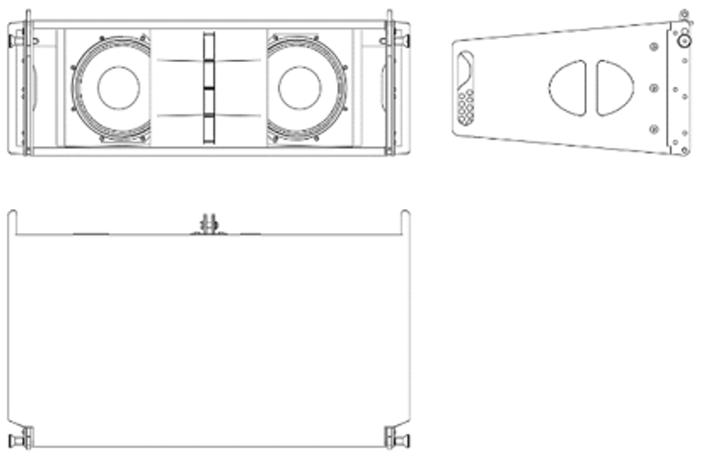 LOUDLABS LA 2.8-4.1 Двухполосный пассивный элемент линейного массива