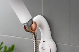 Душ бьёт не туда? Держатель с наклоном до 60° решит проблему без сверления