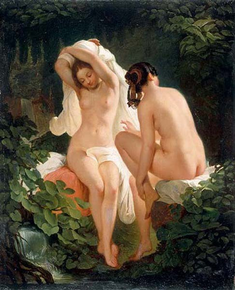 August Riedel (1799-1883) - эротическое искусство немецкого художника