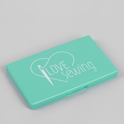 Игольница-магнит "Love Sеwing", прямоугольная, 11*6,5см, Арт Узор