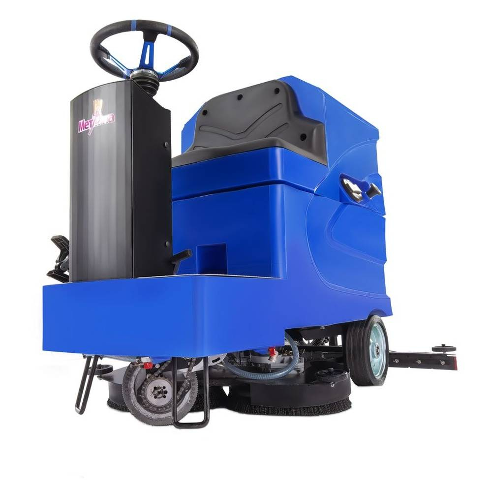 Аккумуляторная поломоечная машина с местом оператора Метлана М130 стандарт синяя