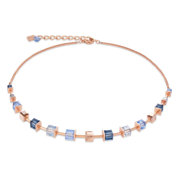 Колье Coeur de Lion Blue 4996/10-0700 цвет синий, золотой, голубой