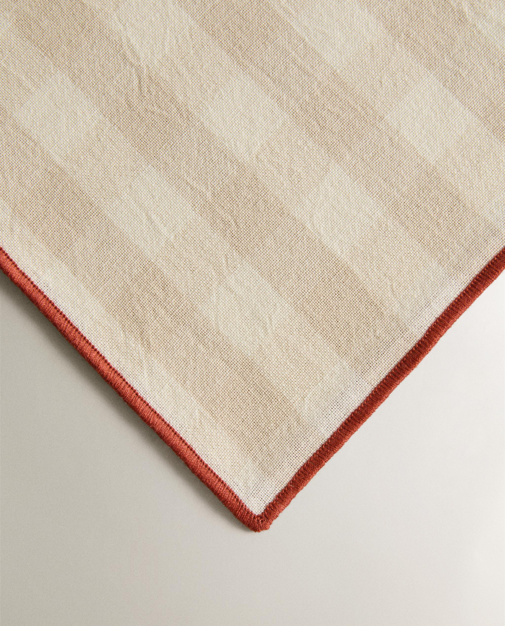 Zara Home столовая салфетка из хлопка, клетка, 45 45 см (комплект 2 шт.) · 7248/022